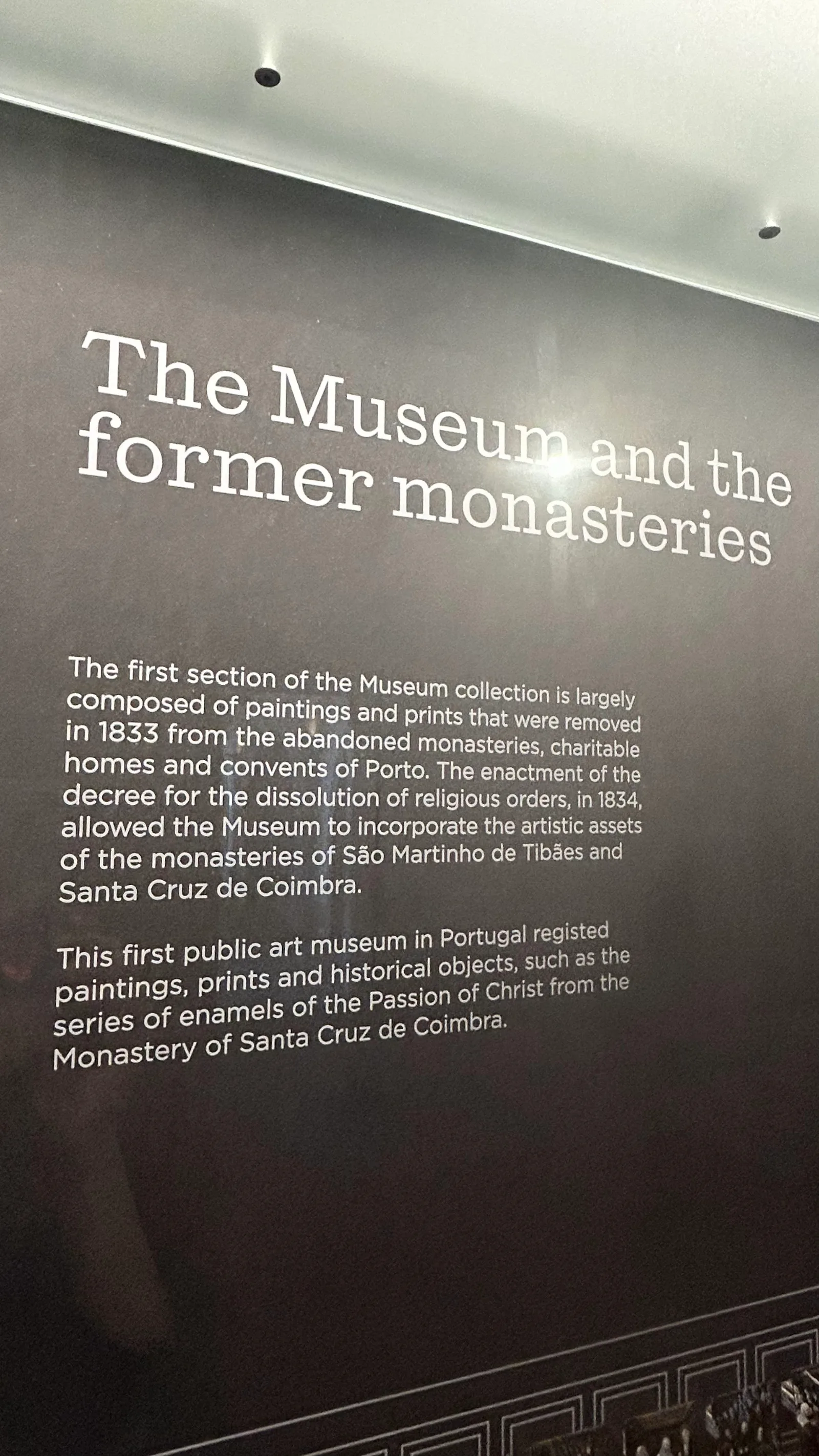 Details at Soares dos Reis National Museum Porto — travel photo
