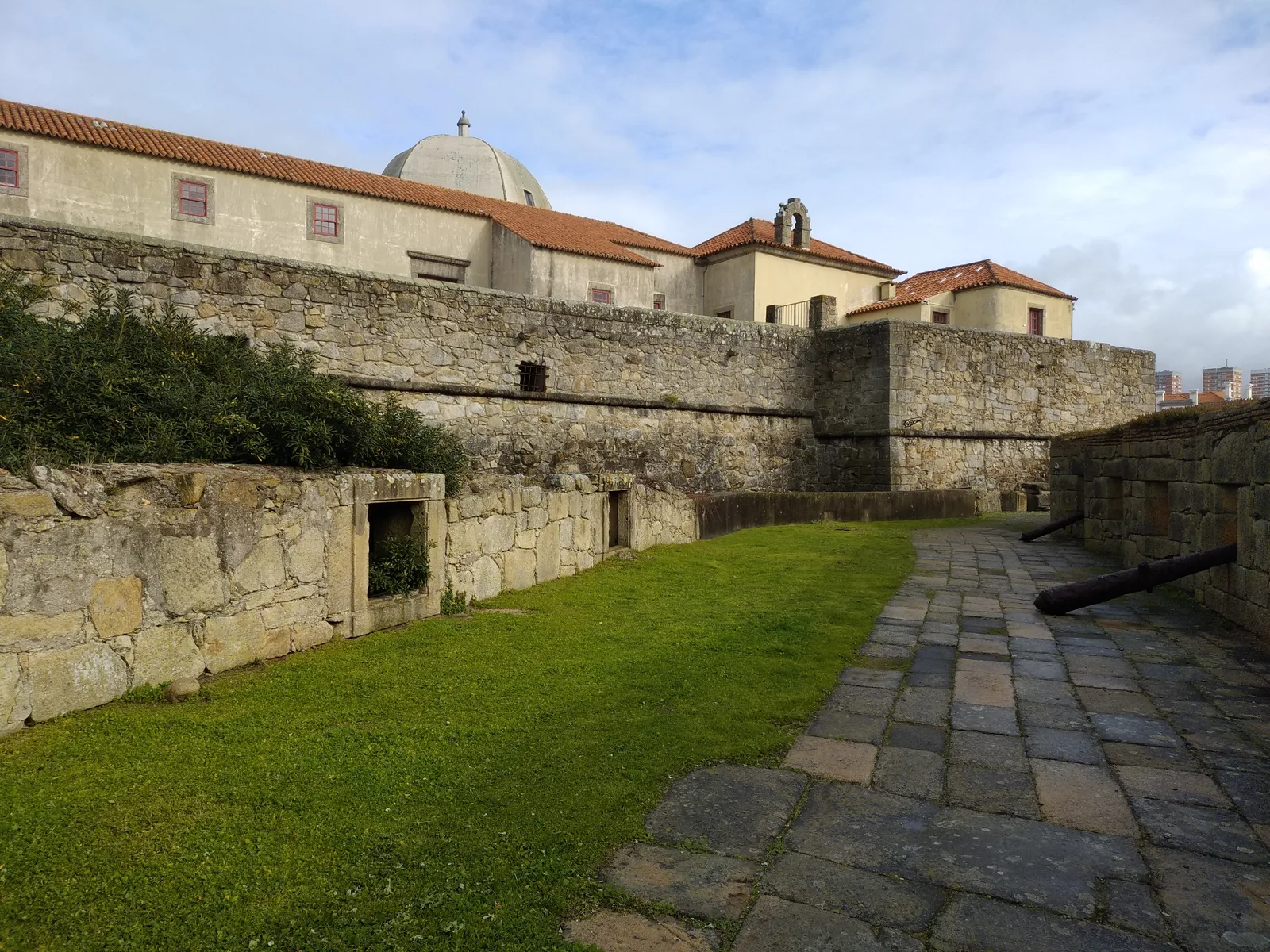 Interior at St. John the Baptist of Foz Fort Porto — travel photo