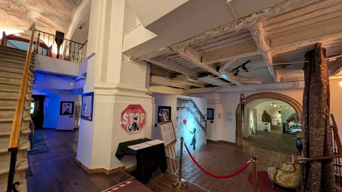 Main view at Banksy Museum Prague - The World of Banksy Prague — travel photo