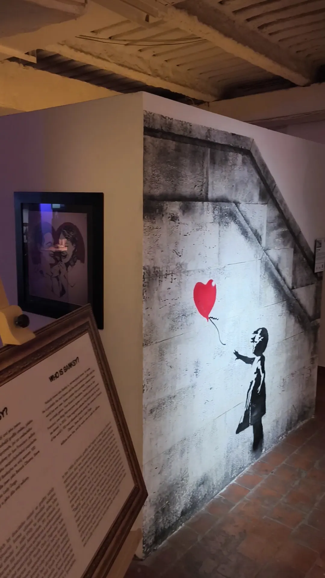 Interior at Banksy Museum Prague - The World of Banksy Prague — travel photo