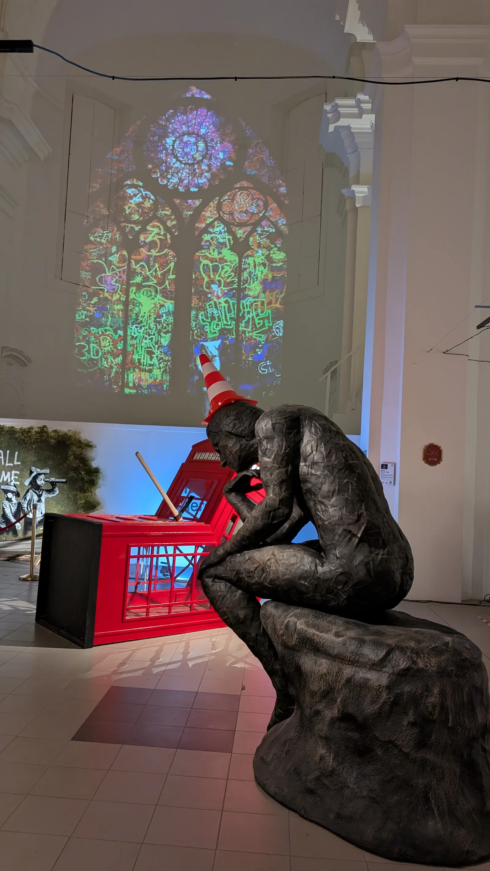 Atmosphere at Banksy Museum Prague - The World of Banksy Prague — travel photo