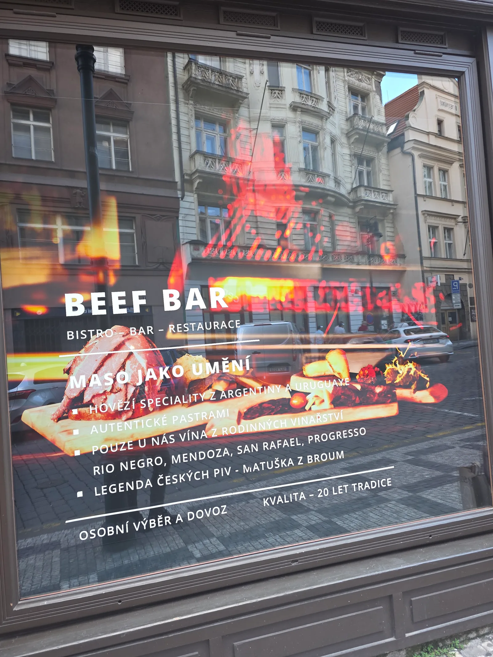 Interior at BEEF BAR Prague — travel photo