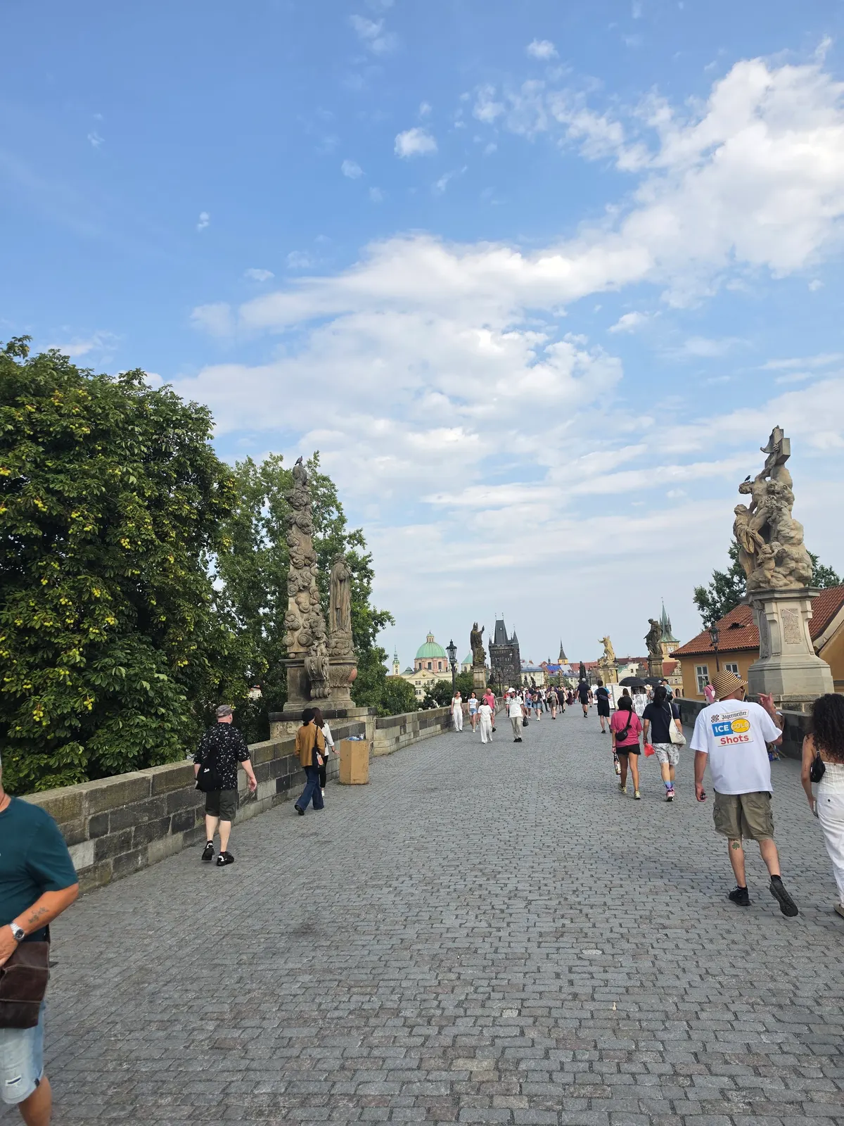 Main view at Charles Bridge Prague — travel photo