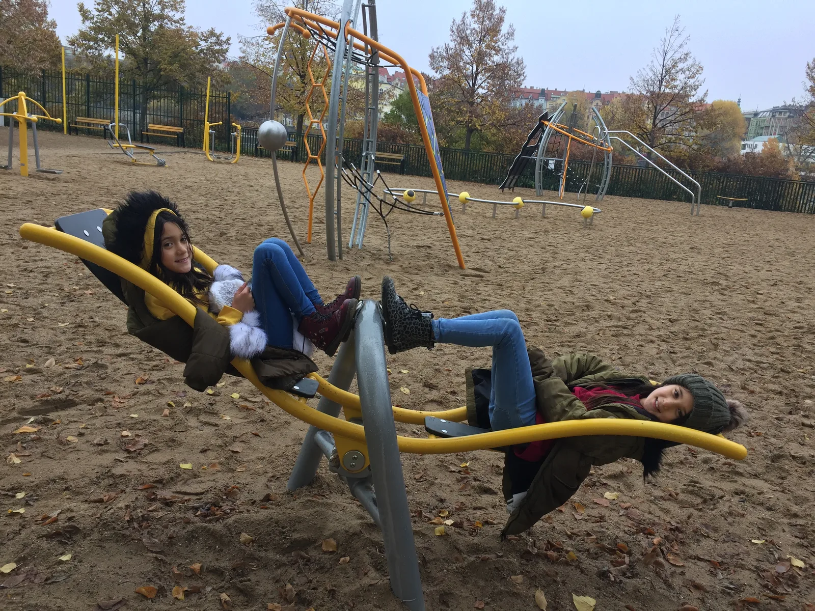 Atmosphere at Children’s Island Playground Prague — travel photo