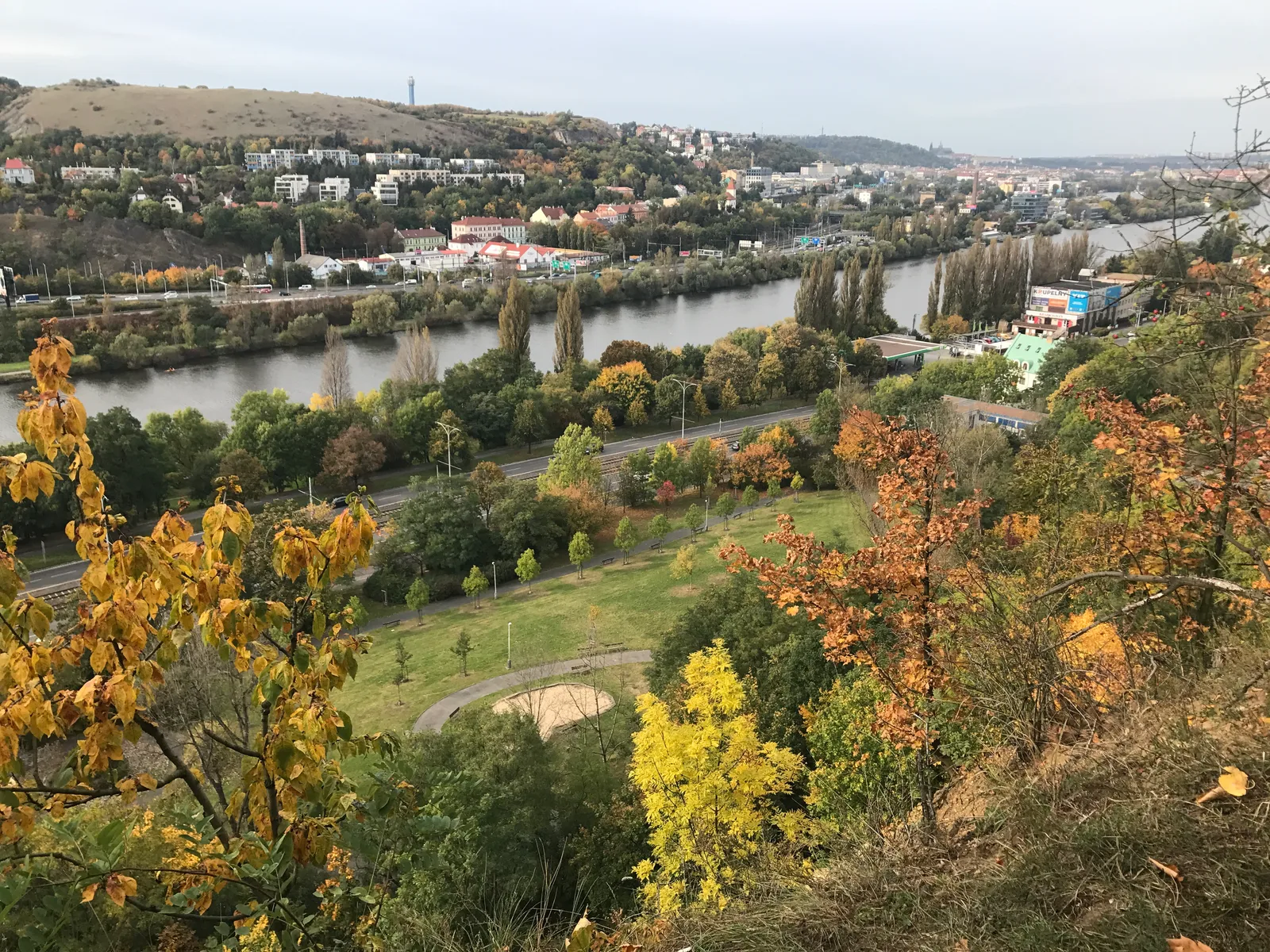 Interior at Dobeška viewpoint Prague — travel photo