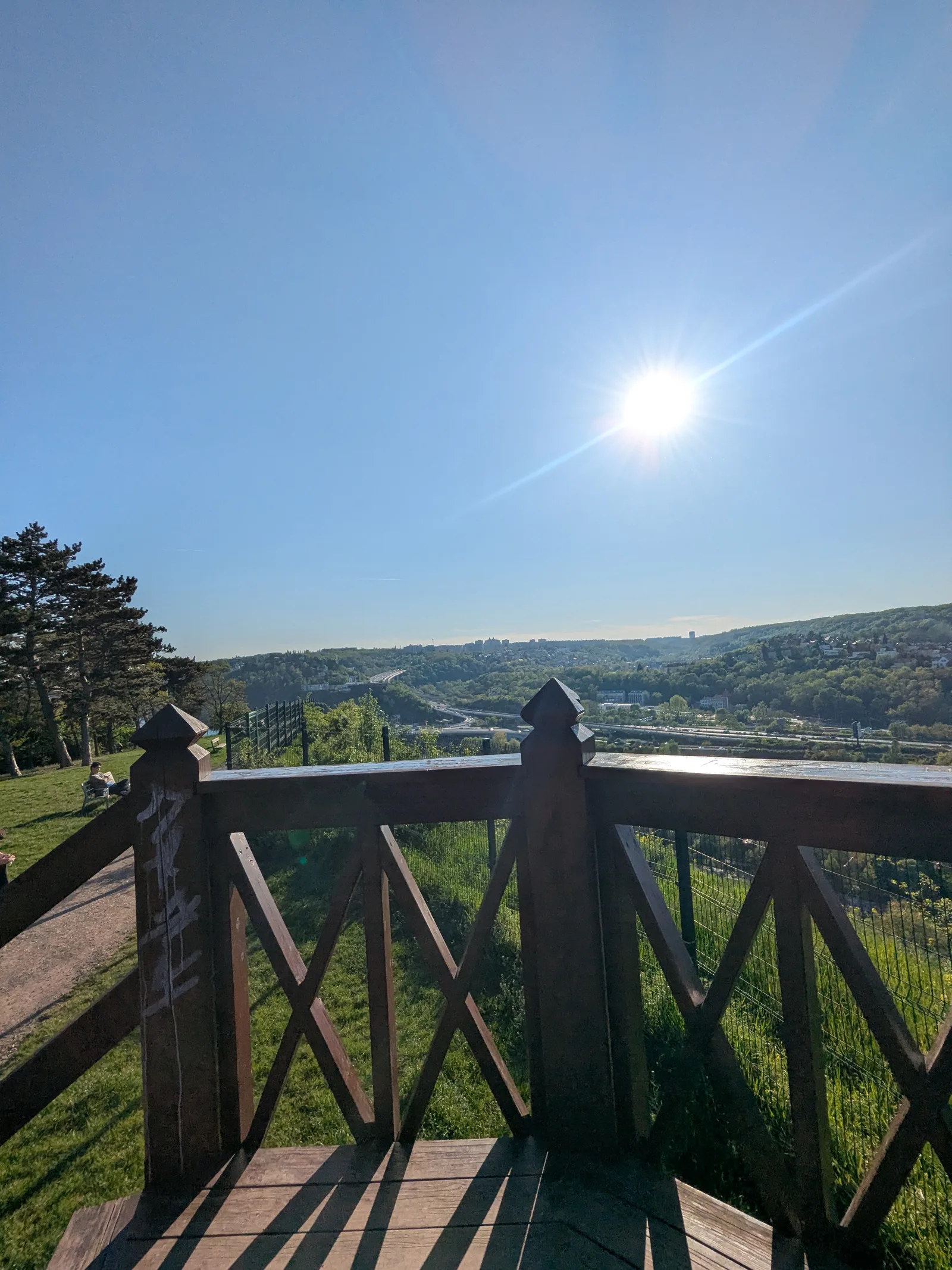 Details at Dobeška viewpoint Prague — travel photo