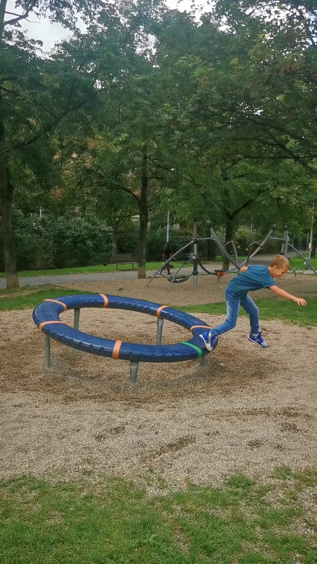 Main view at Folimanka playground Prague — travel photo