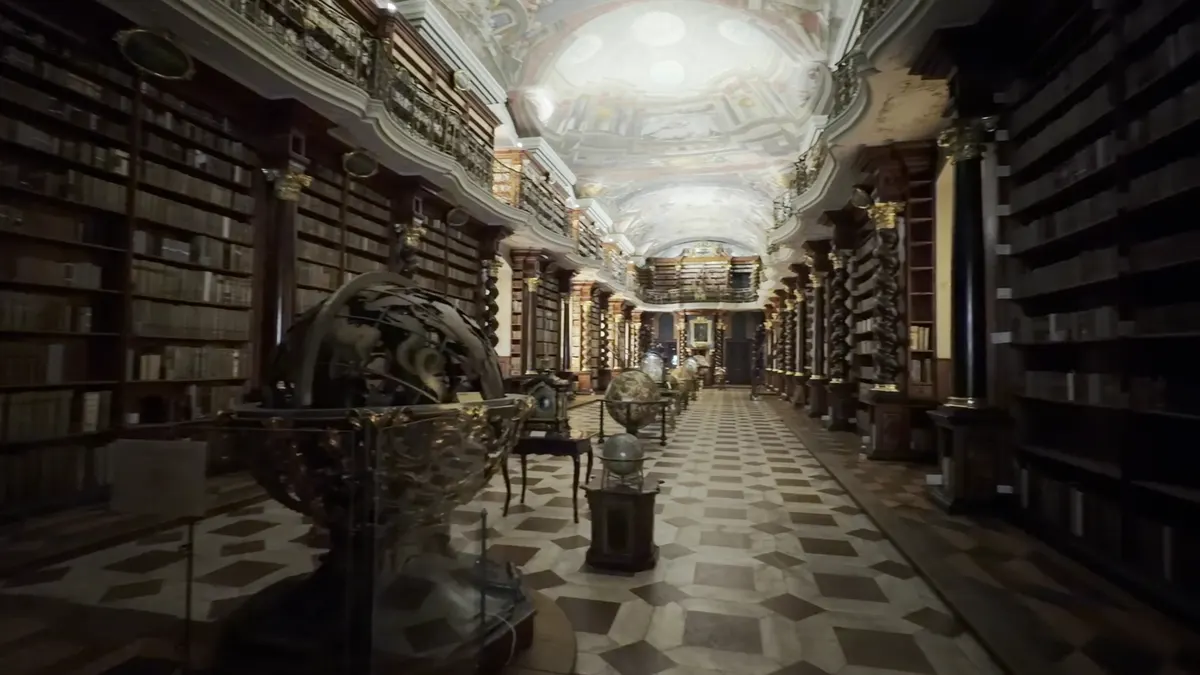 Interior at Klementinum Prague — travel photo