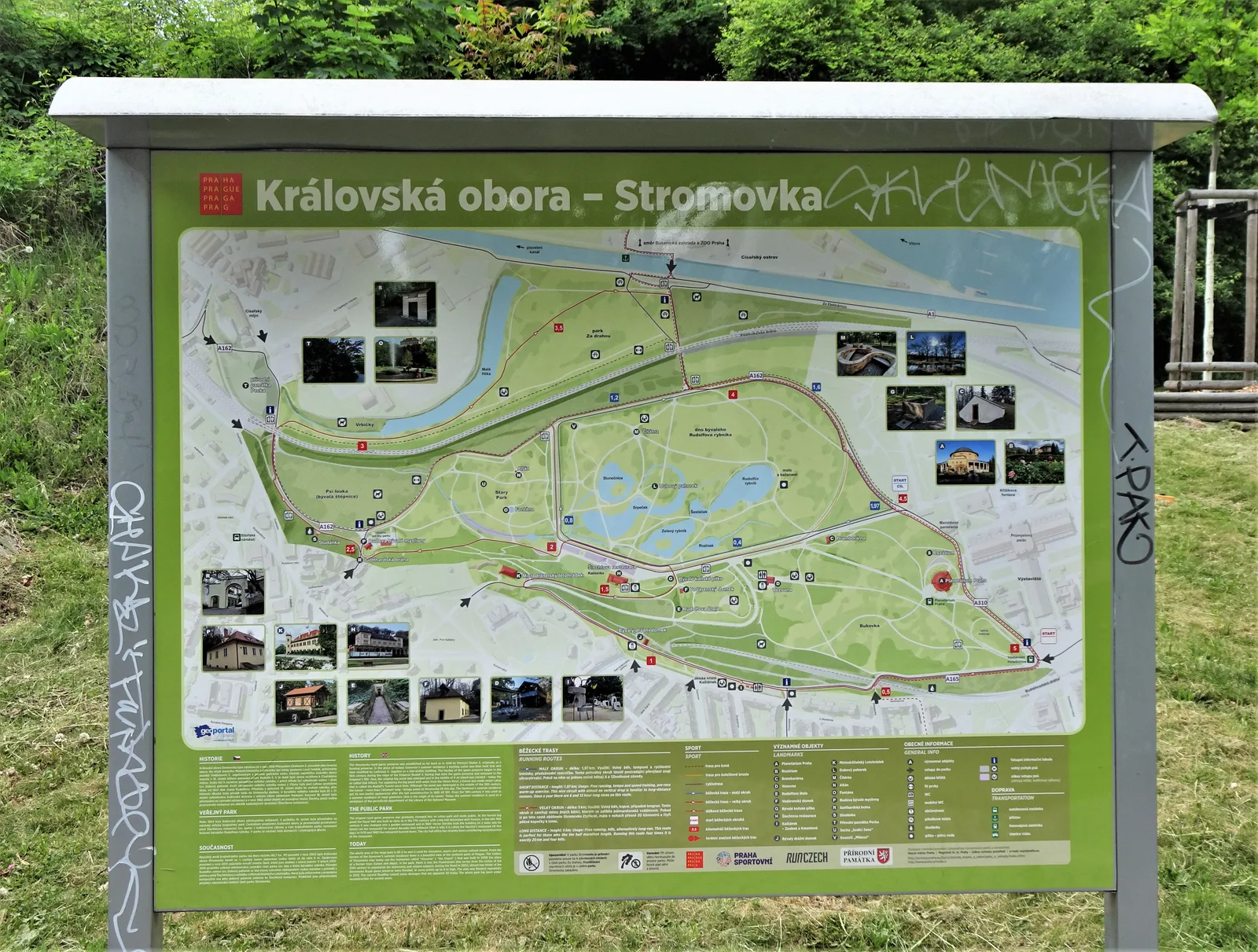 Interior at Královská obora Stromovka Prague — travel photo