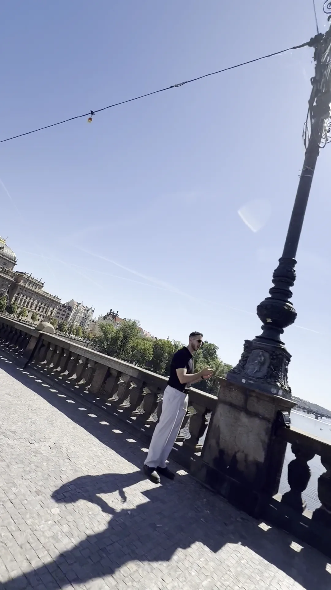 Main view at Legion Bridge Prague — travel photo