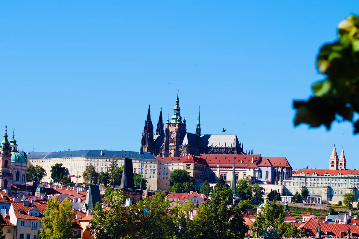 Atmosphere at Lesser Town Bridge Tower Prague — travel photo