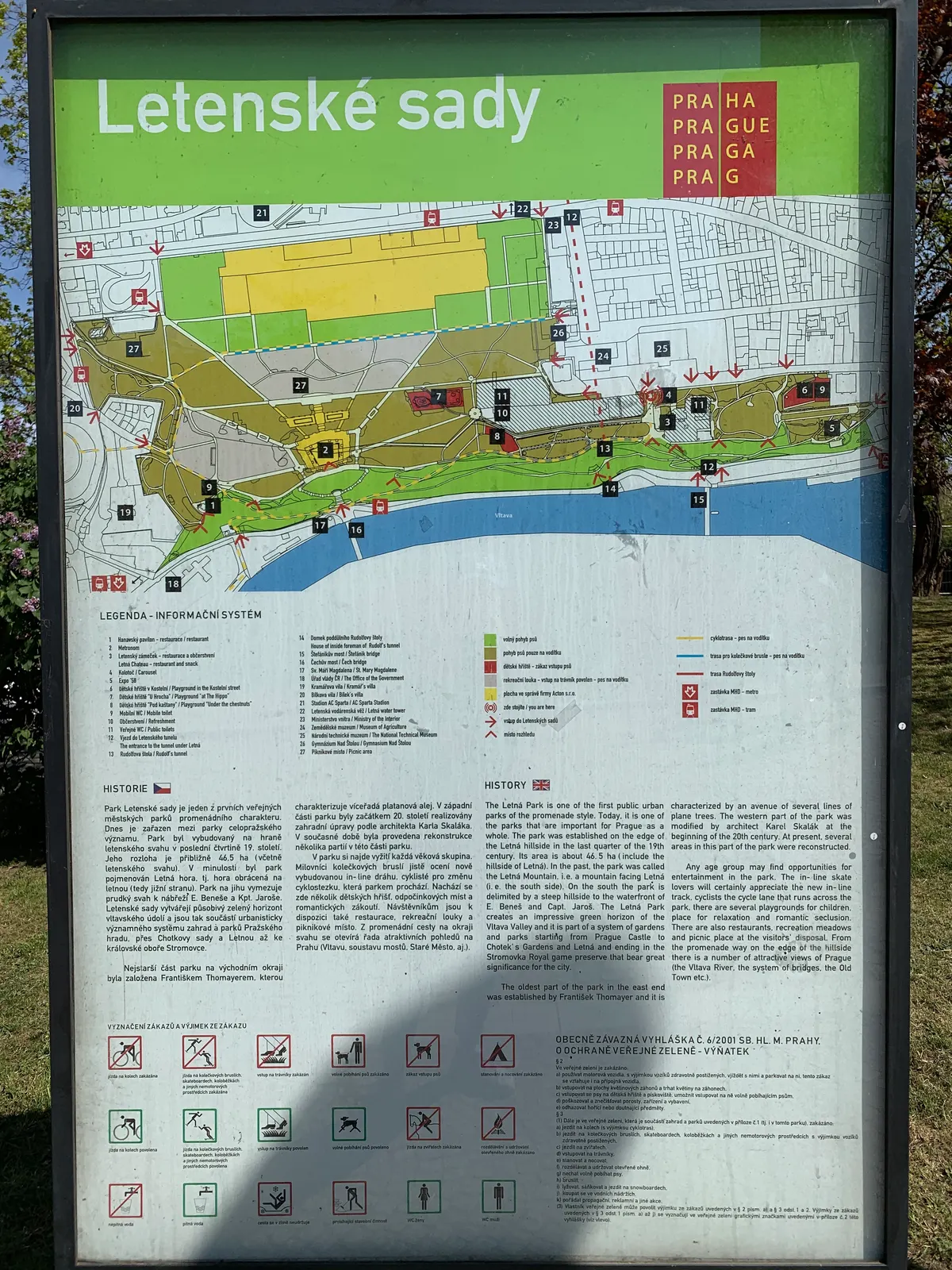 Details at Letna Park Prague — travel photo