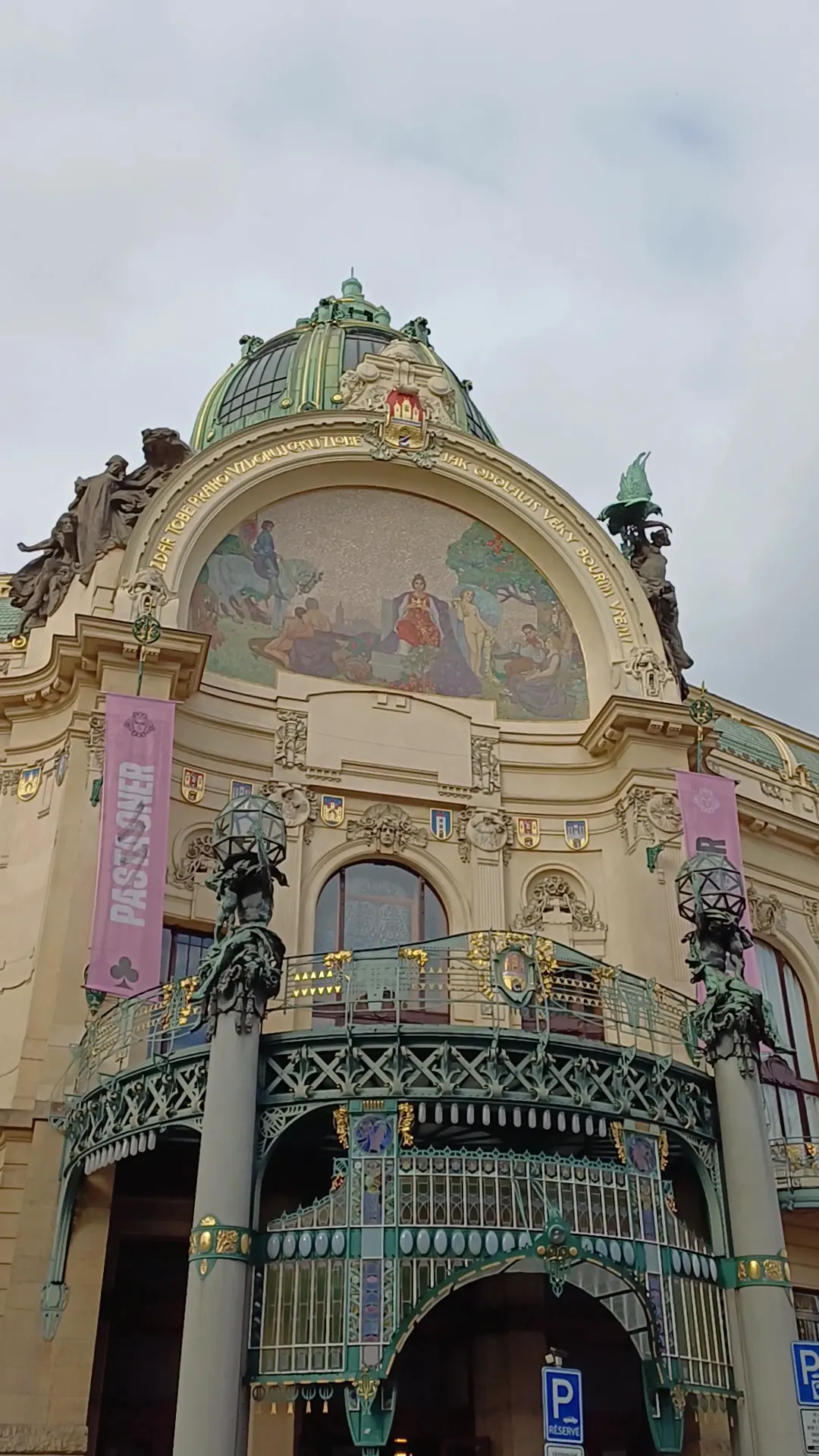 Interior at Municipal house Prague — travel photo
