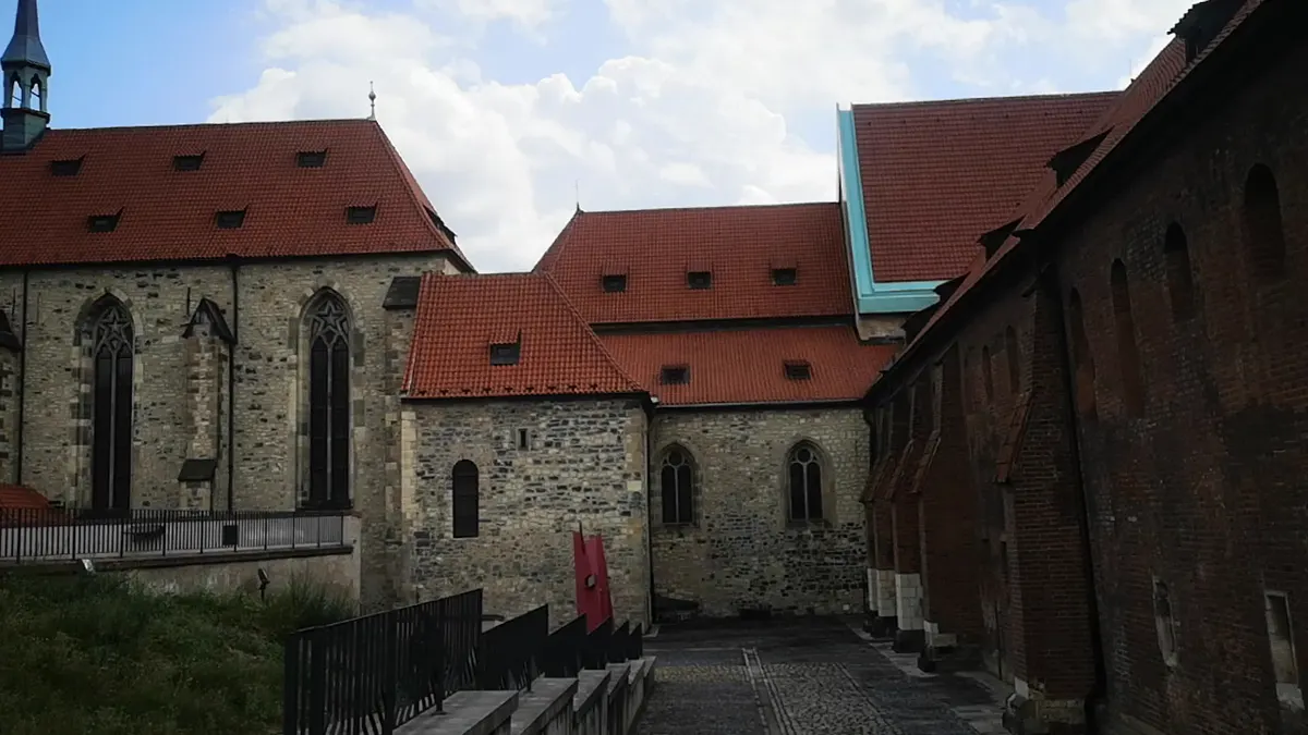 Interior at National Gallery Prague - Convent of St. Agnes Prague — travel photo