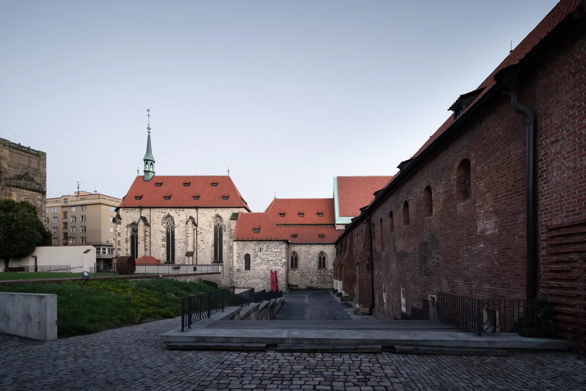 Details at National Gallery Prague - Convent of St. Agnes Prague — travel photo