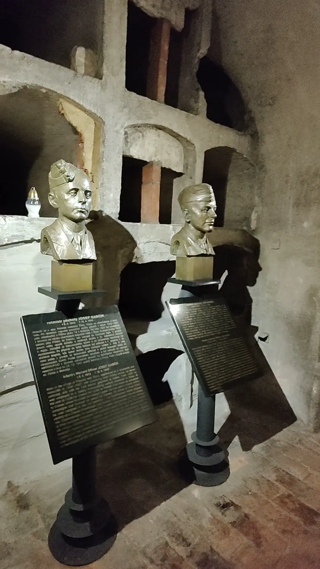 Interior at National Memorial to the Heroes of the Heydrich Terror Prague — travel photo
