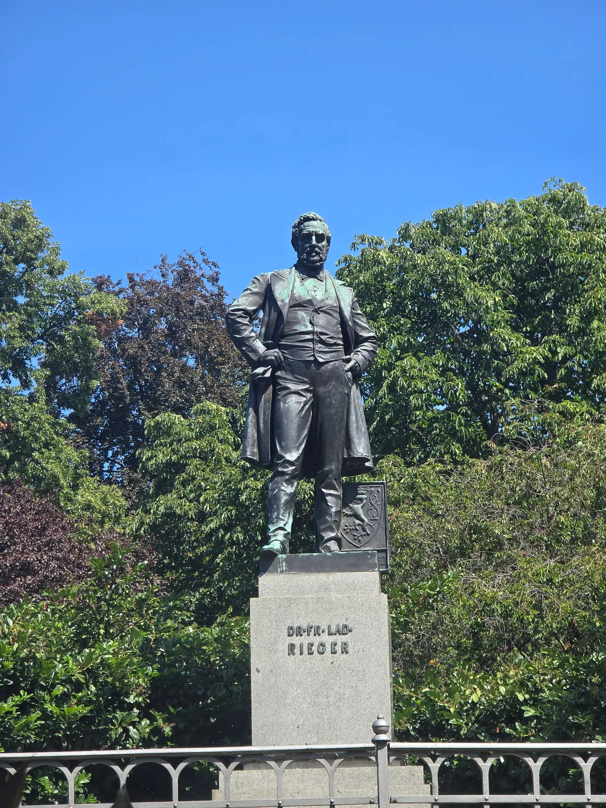 Main view at Riegrovy Sady Prague — travel photo