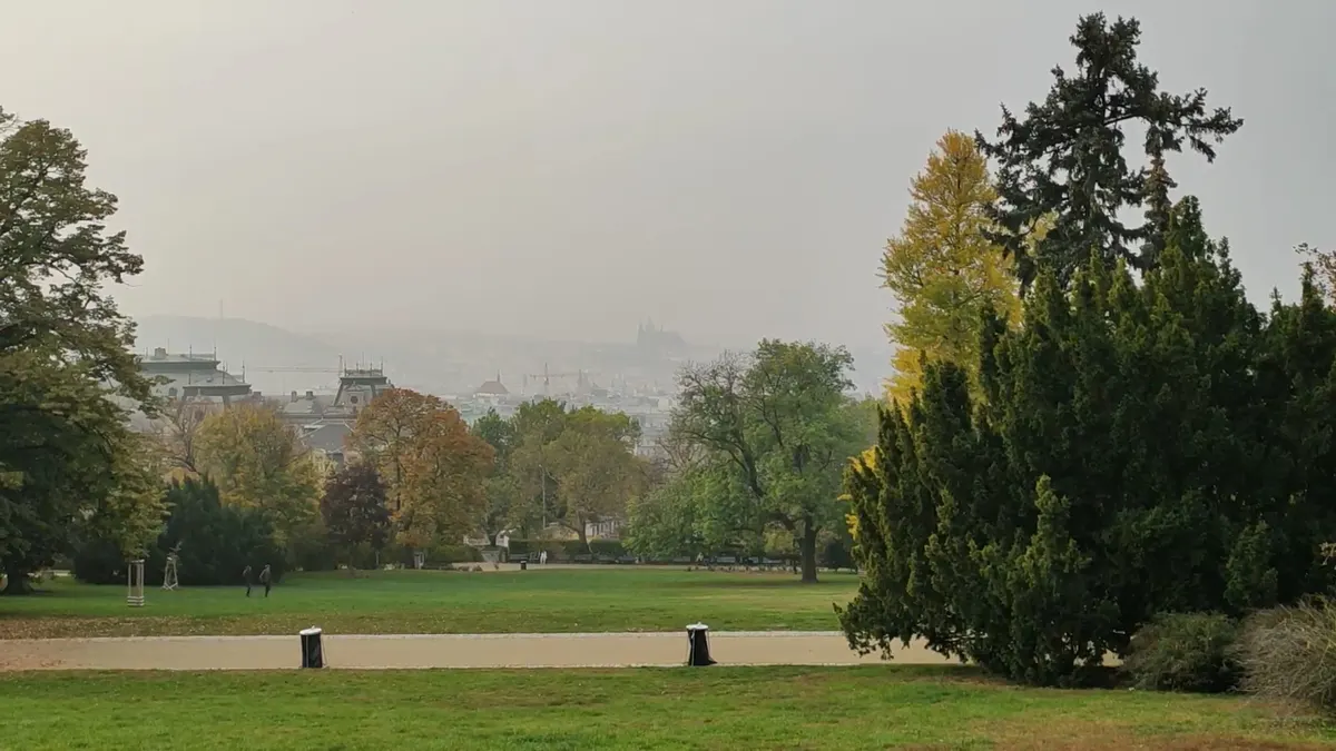 Interior at Riegrovy Sady Prague — travel photo