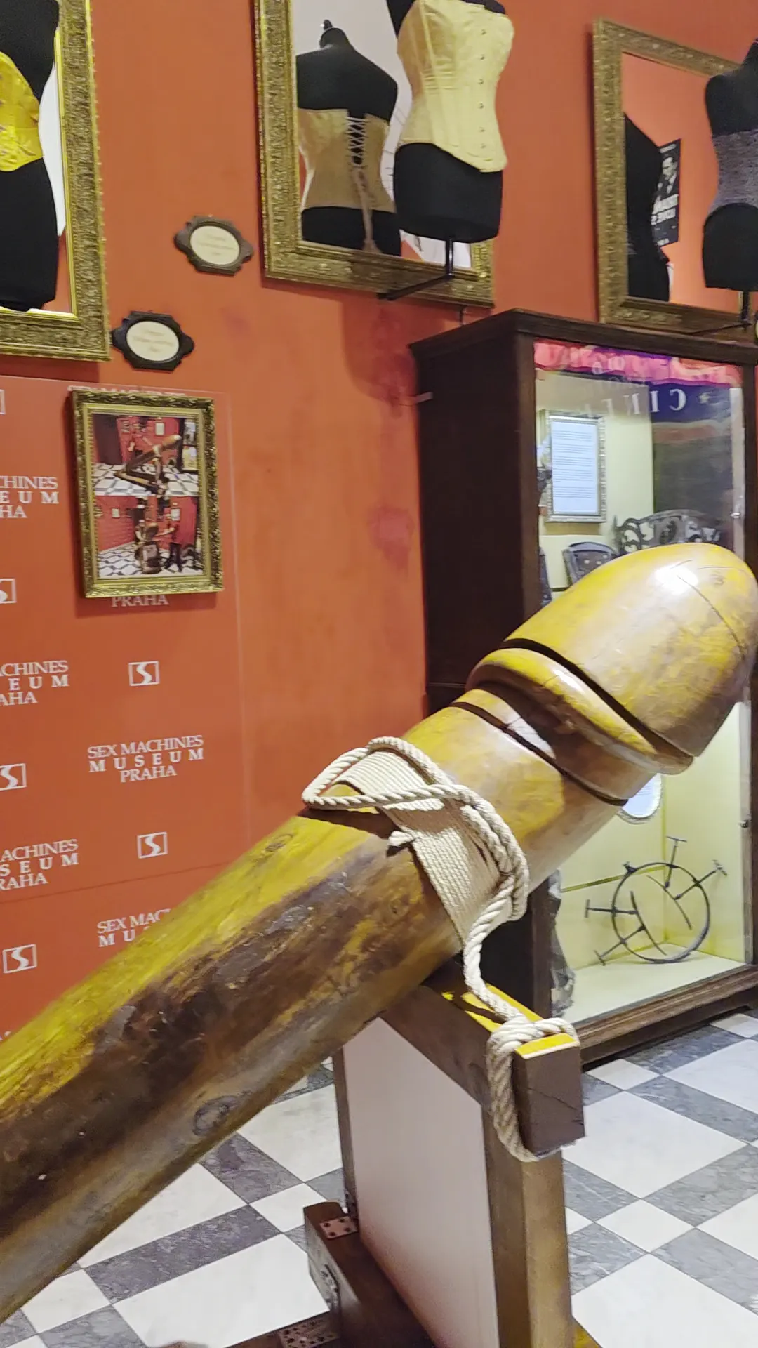 Interior at Sex Machines Museum Prague — travel photo