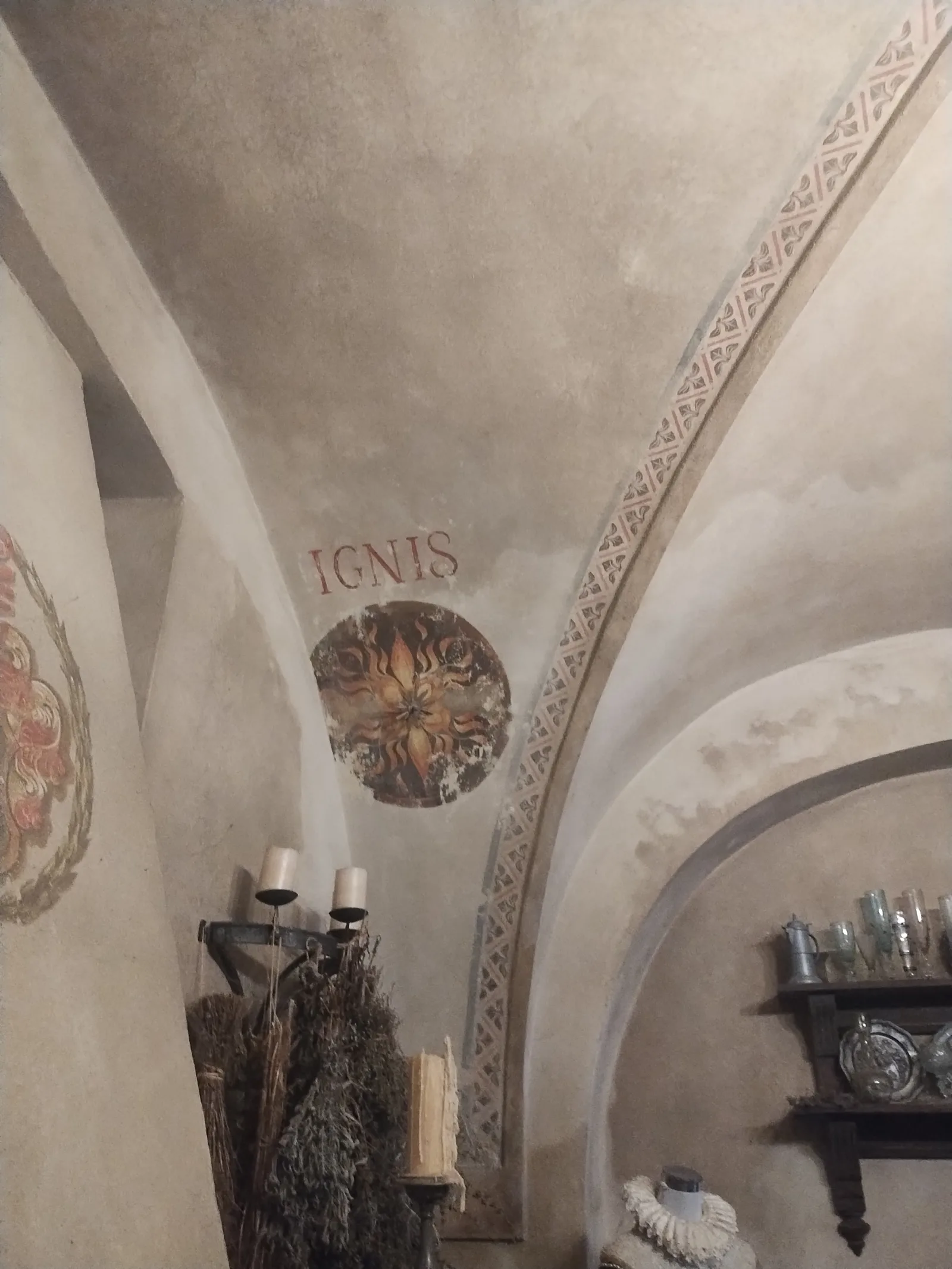 Details at Speculum Alchemiae Prague — travel photo