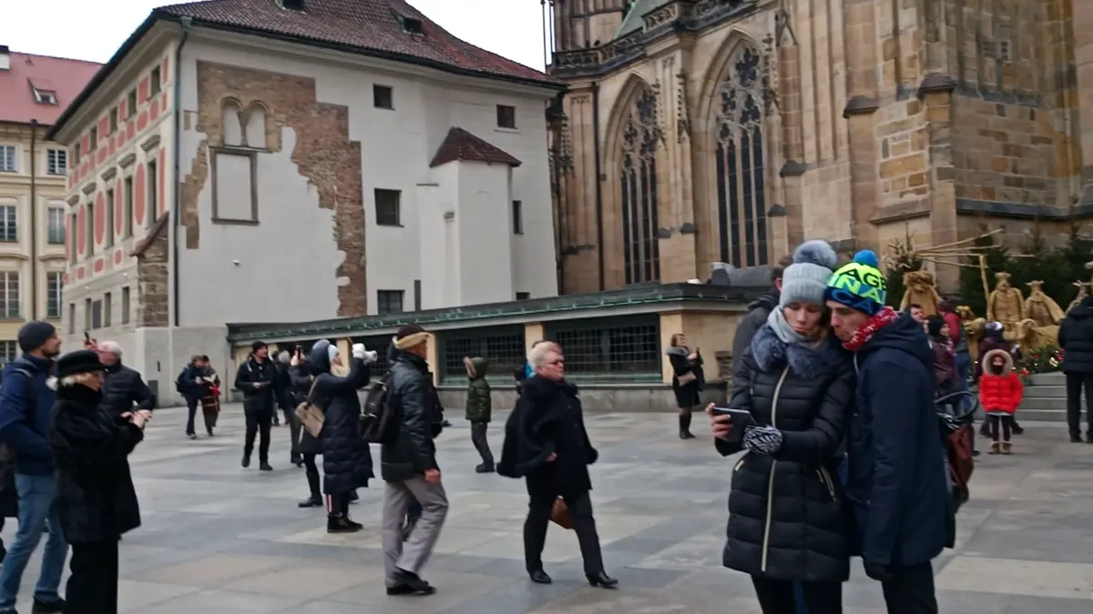 Interior at St. Vitus Cathedral Prague — travel photo