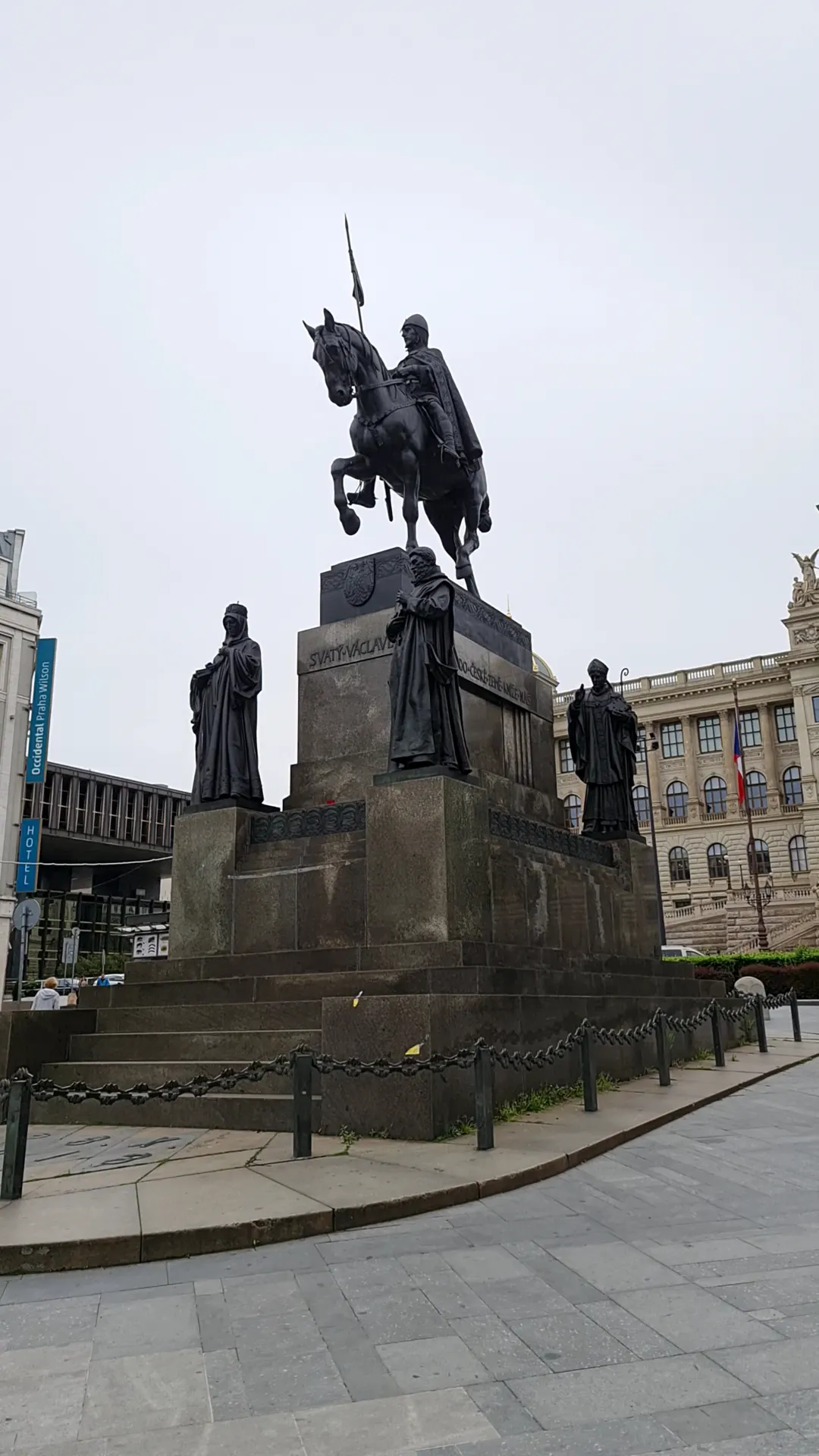 Interior at Statue of Saint Wenceslas Prague — travel photo