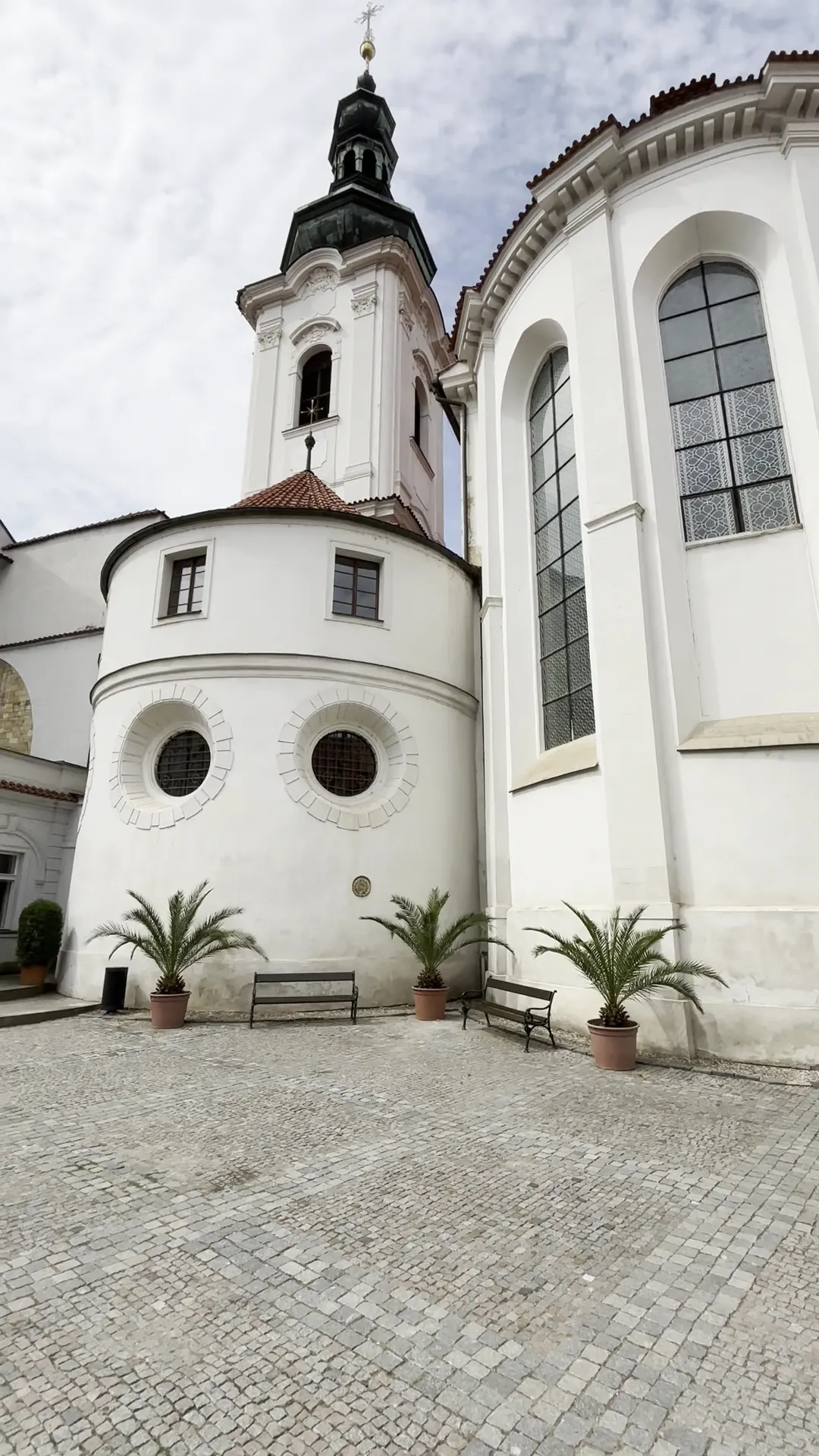 Main view at Strahov Monastery Prague — travel photo