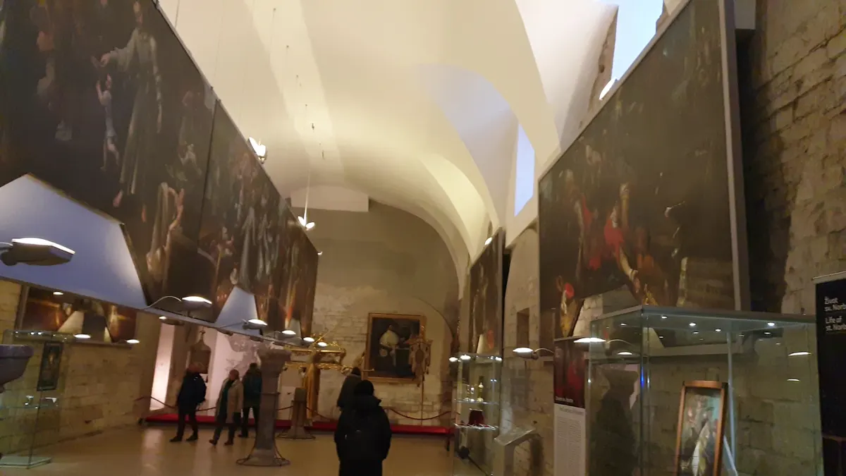 Interior at Strahov Monastery Prague — travel photo