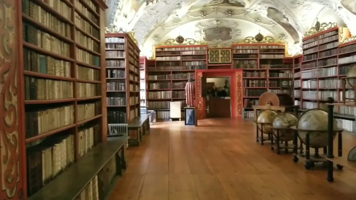 Details at Strahov Monastery Prague — travel photo
