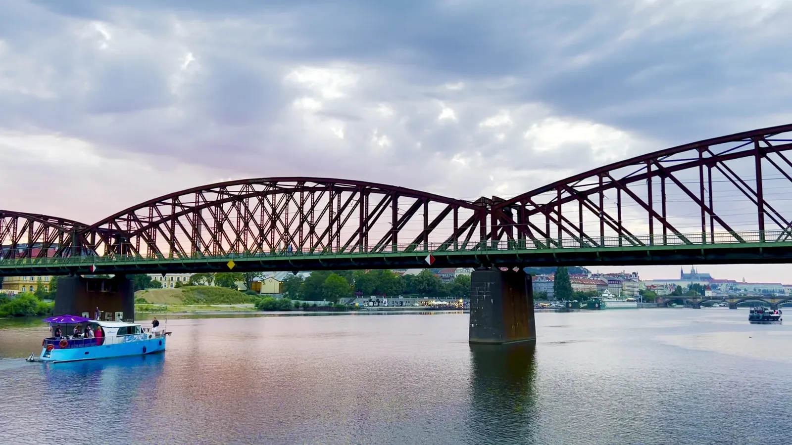 Interior at Vyšehrad Railway Bridge Prague — travel photo