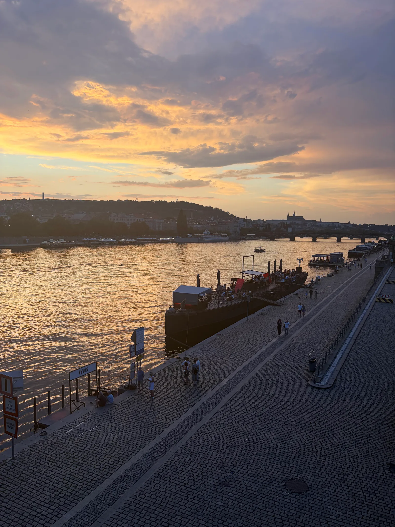 Atmosphere at Vyšehrad Railway Bridge Prague — travel photo