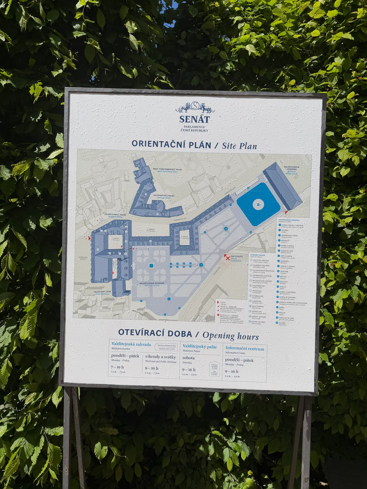 Details at Waldstein Garden Prague — travel photo
