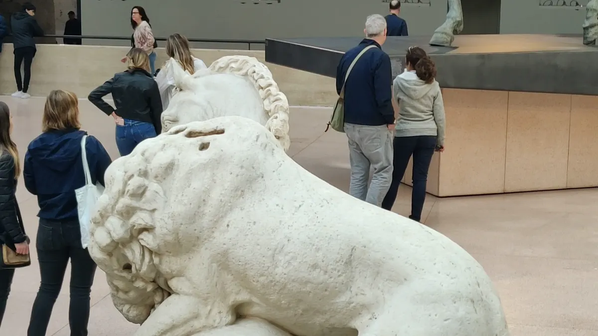 Interior at Capitoline Museums Rome — travel photo
