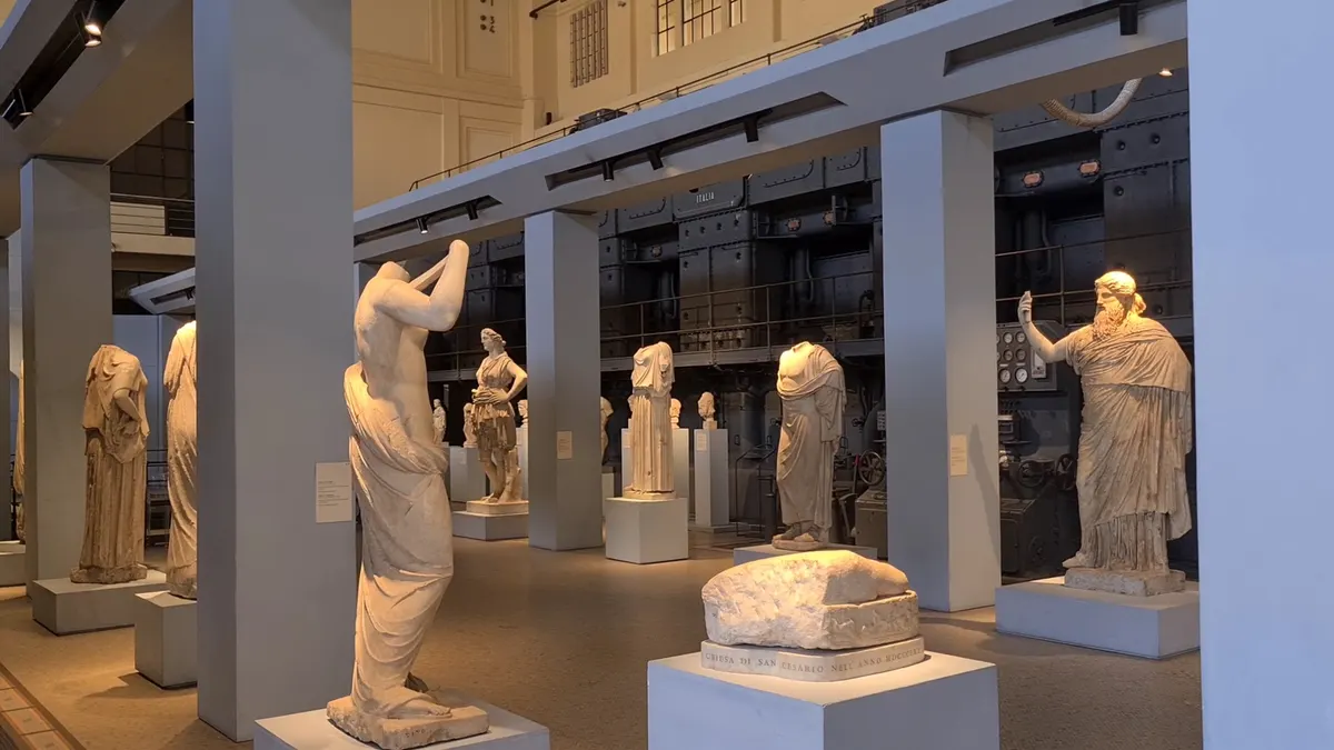 Interior at Centrale Montemartini Rome — travel photo