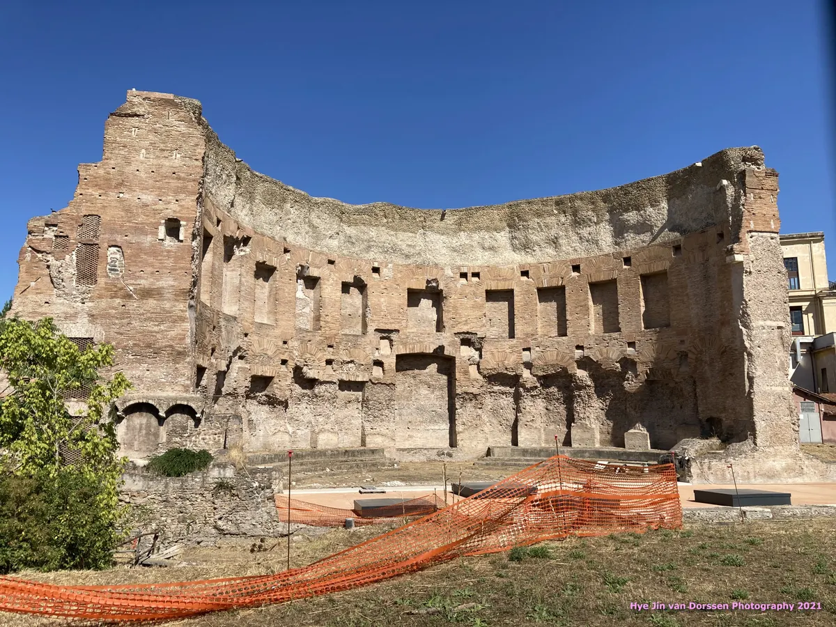 Interior at Domus Aurea Rome — travel photo