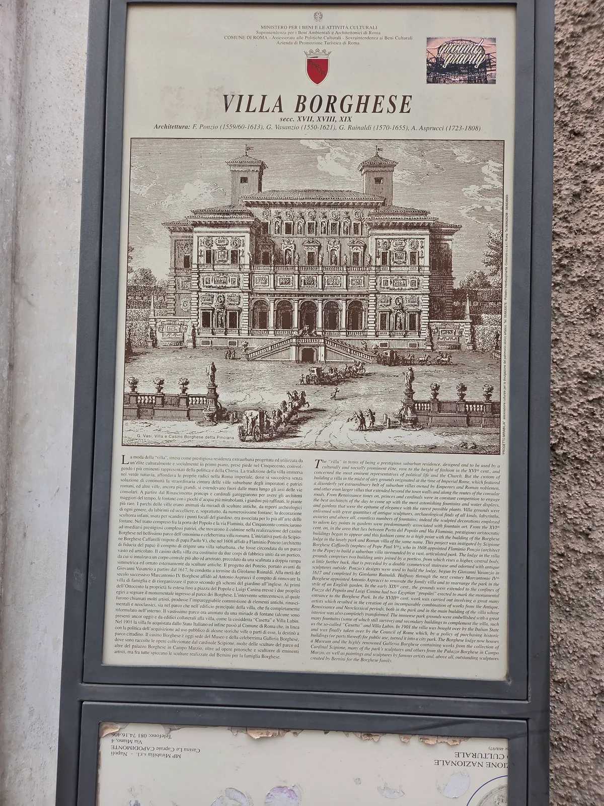 Main view at Galleria Borghese Rome — travel photo