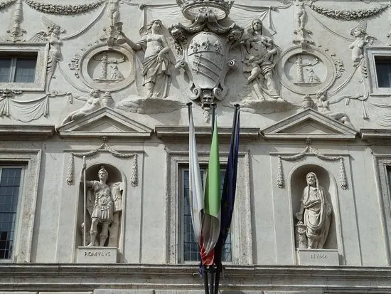 Details at Galleria Spada Rome — travel photo