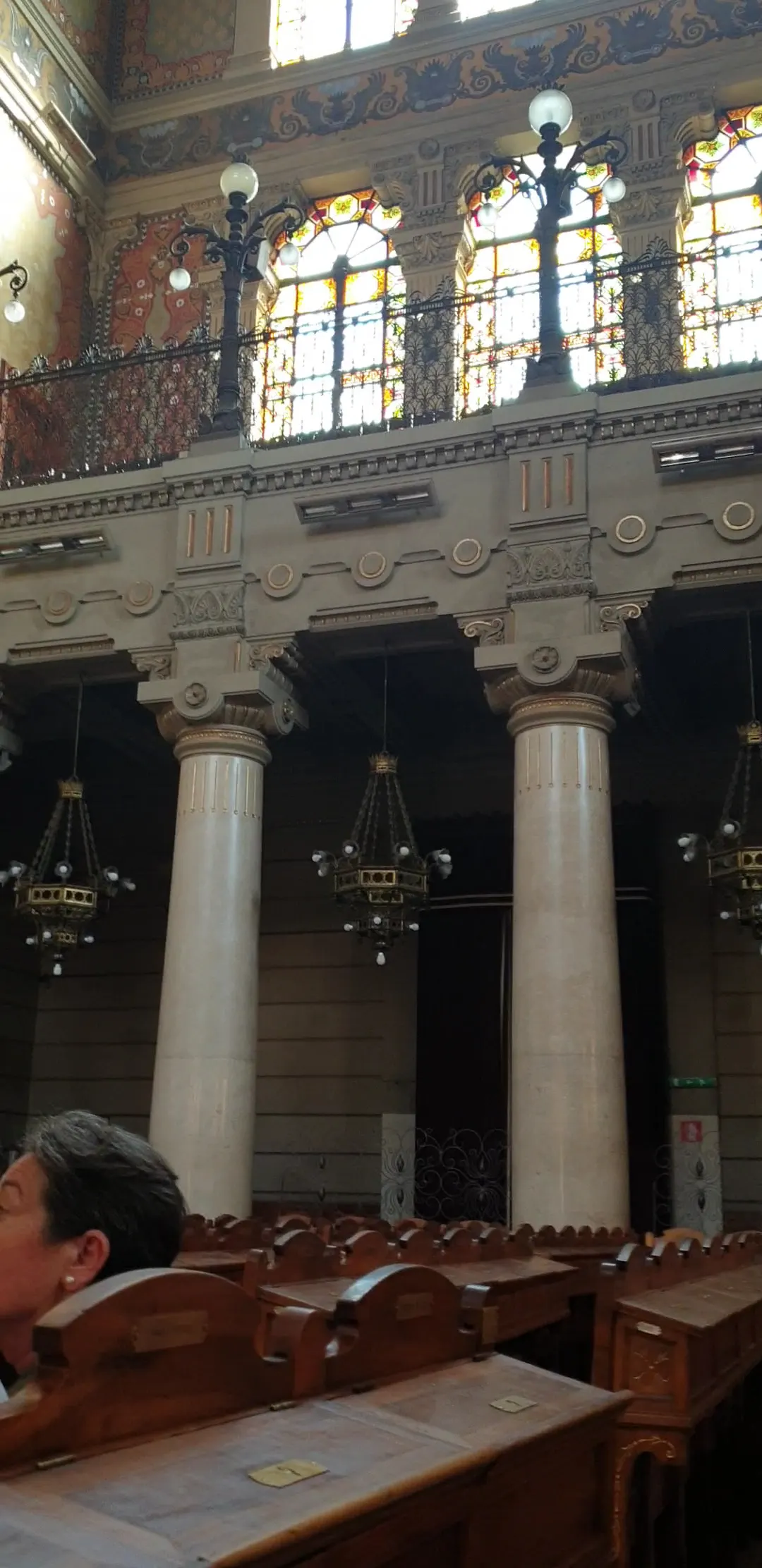 Interior at Jewish Museum Rome — travel photo