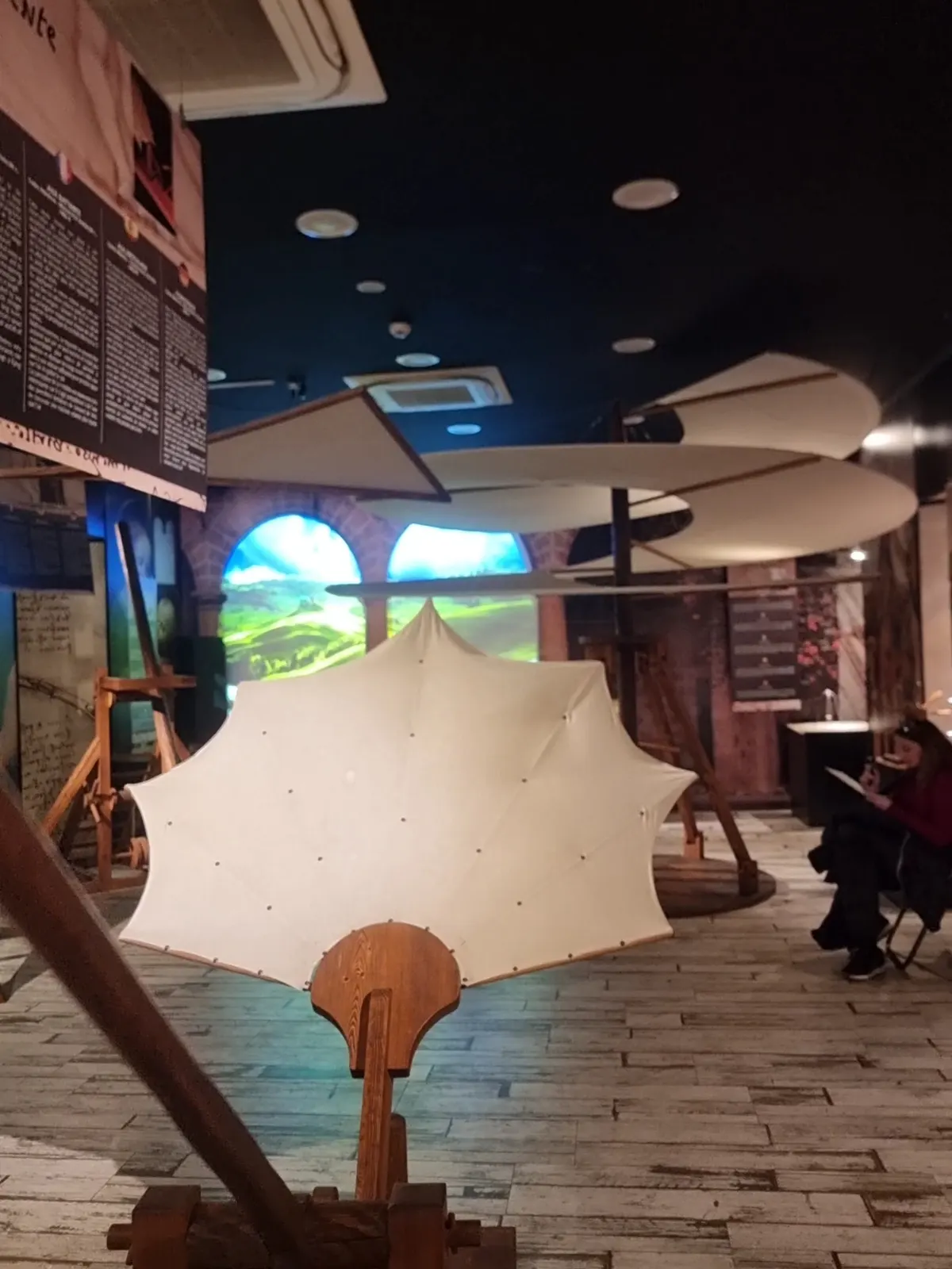 Interior at Leonardo Da Vinci Experience Museum Rome — travel photo