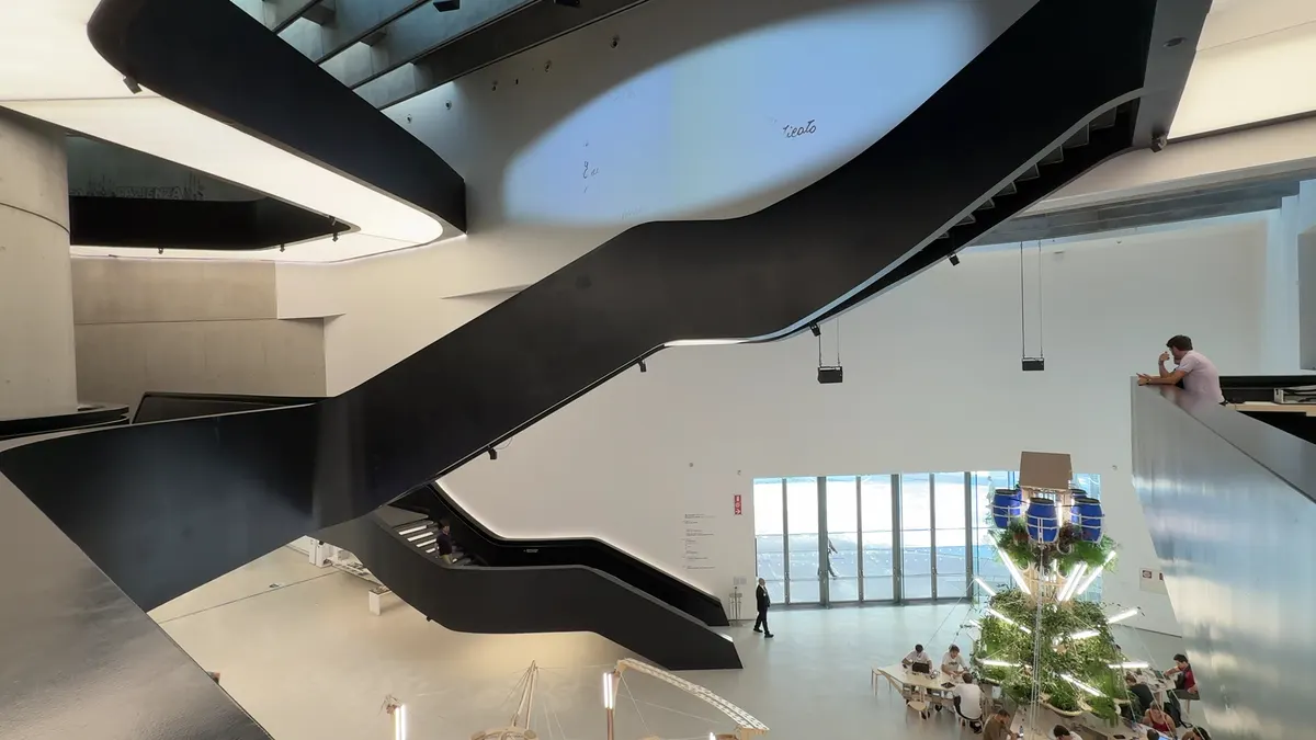 Interior at MAXXI - National Museum of 21st Century Art Rome — travel photo