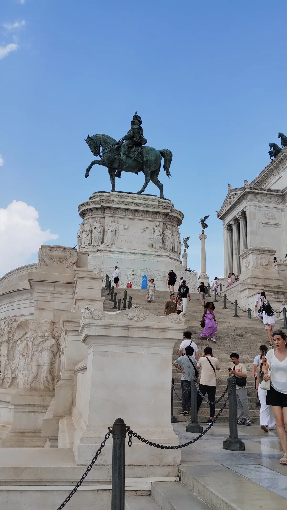 Main view at Monument to Victor Emmanuel II Rome — travel photo