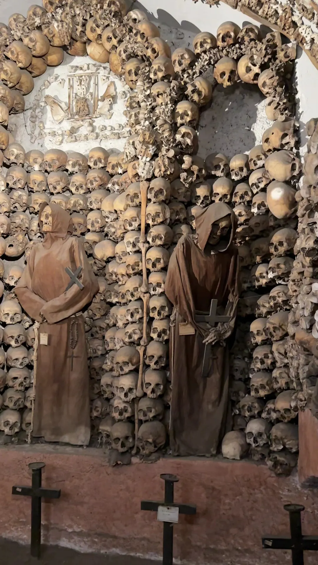 Interior at Museo e Cripta dei Cappuccini Rome — travel photo