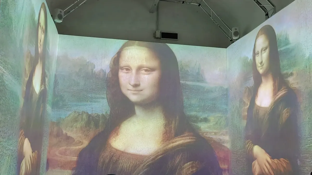 Interior at Museo Leonardo da Vinci Rome — travel photo
