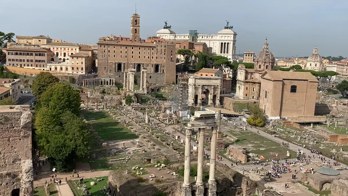 Interior at Parco archeologico del Colosseo Rome — travel photo