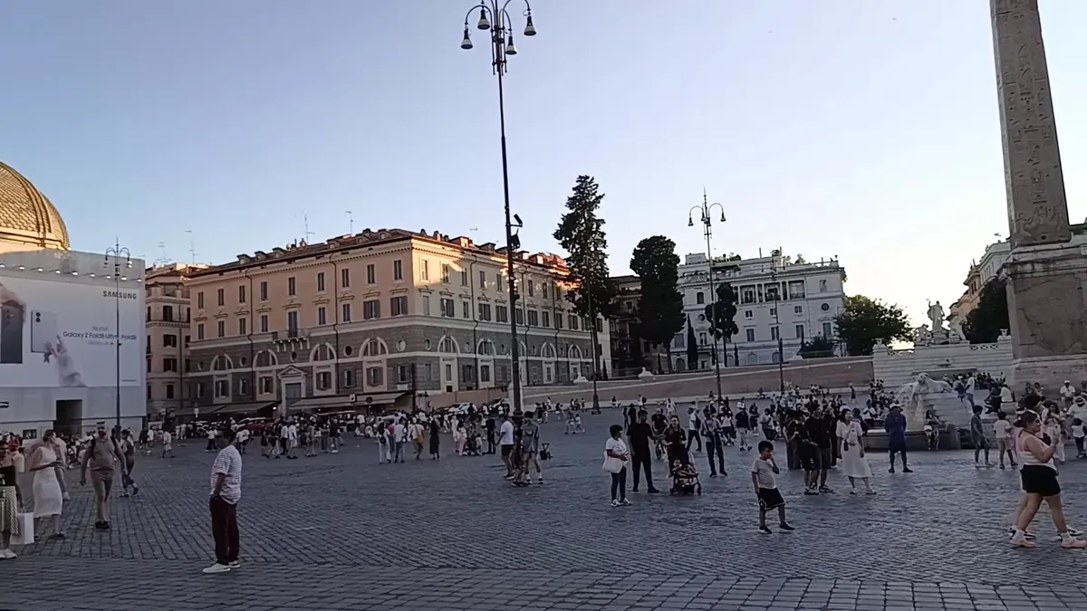 Main view at Piazza del Popolo Rome — travel photo