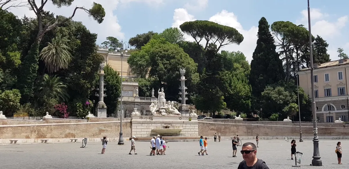 Interior at Piazza del Popolo Rome — travel photo