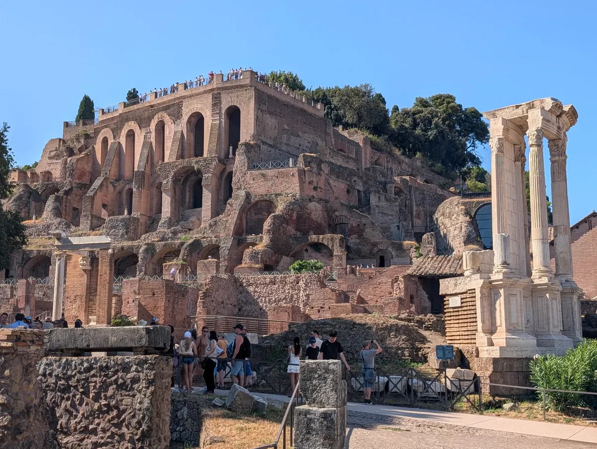 Atmosphere at Roman Forum Rome — travel photo