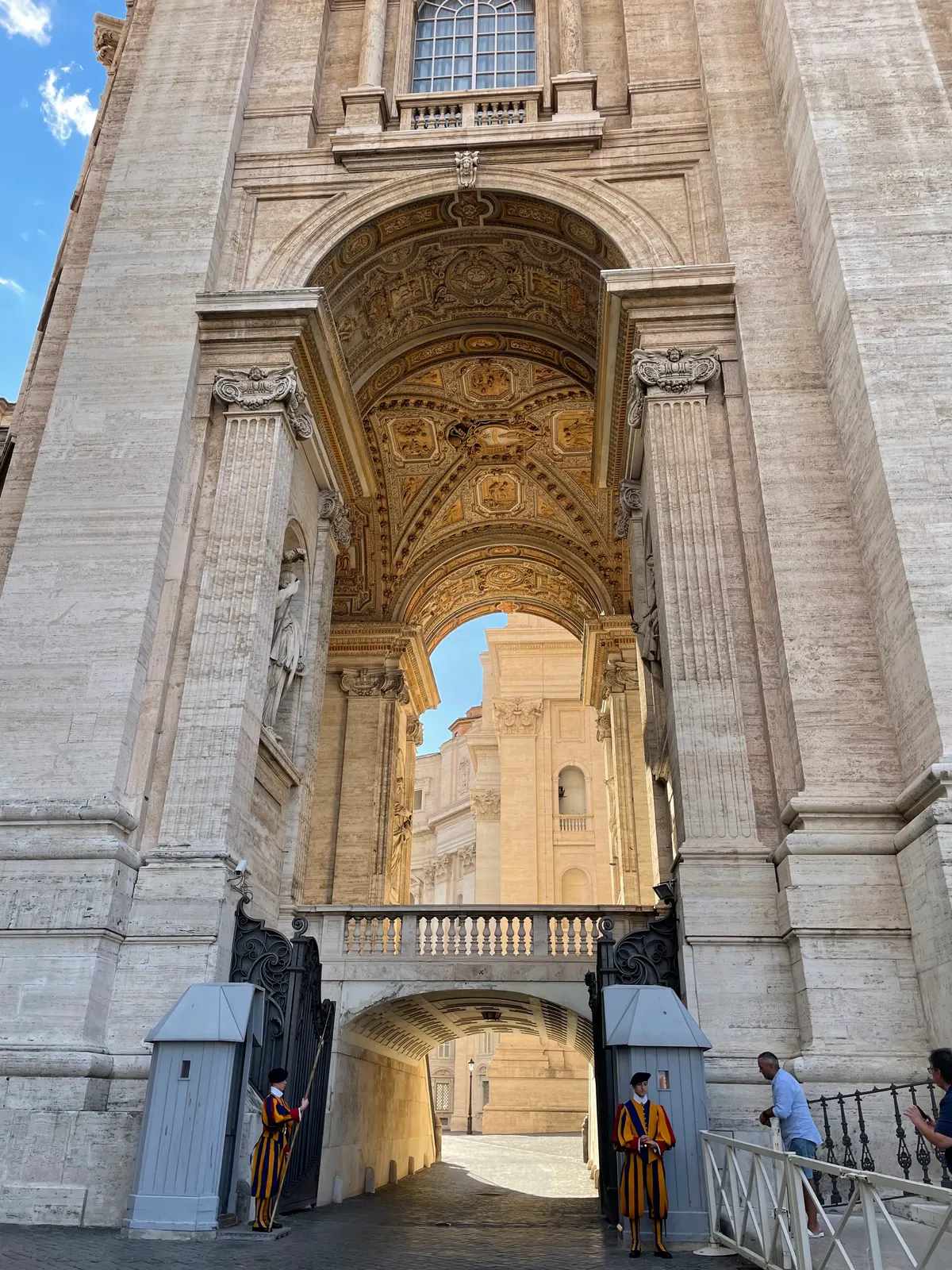 Interior at Saint Peter’s Basilica Rome — travel photo