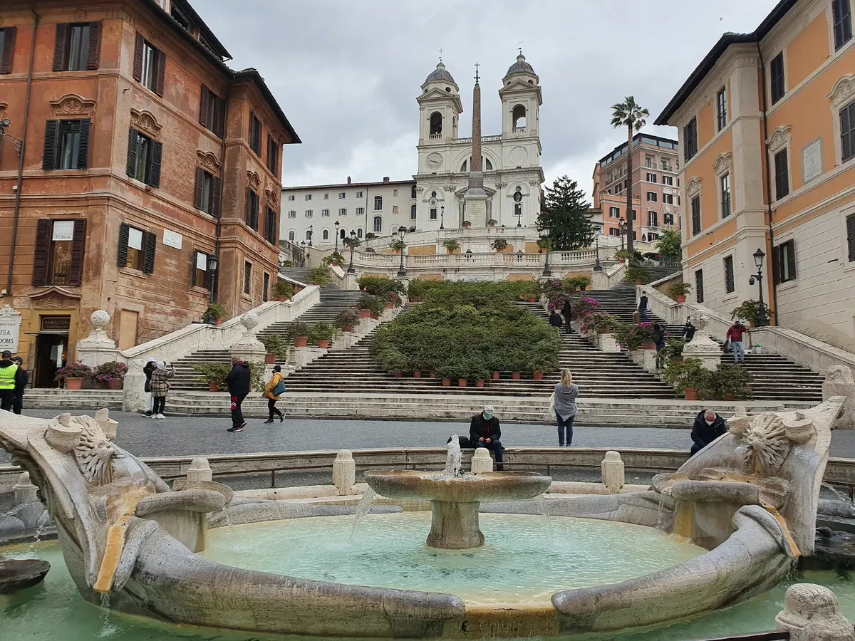 Interior at Spanish Steps Rome — travel photo
