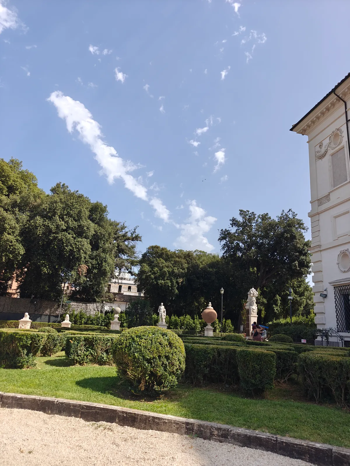 Main view at Villa Borghese Rome — travel photo